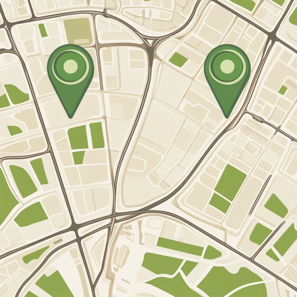 Карта розташування філіалів студії vinterash